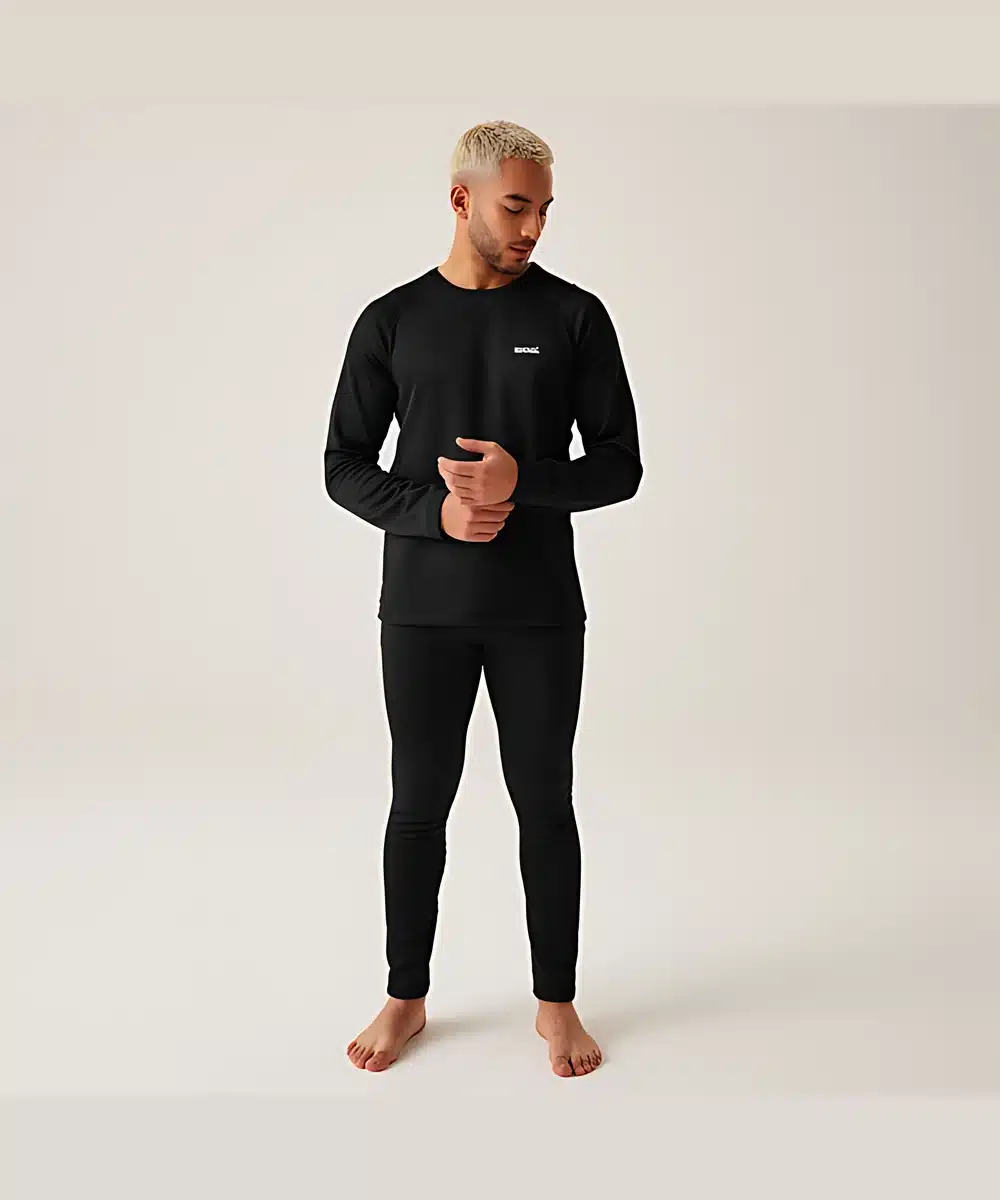 סט טרמי Regatta Thermal BaseLayer שחור גברים