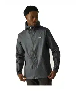 מעיל גשם Regatta Pack It Jacket III Seal Grey גברים