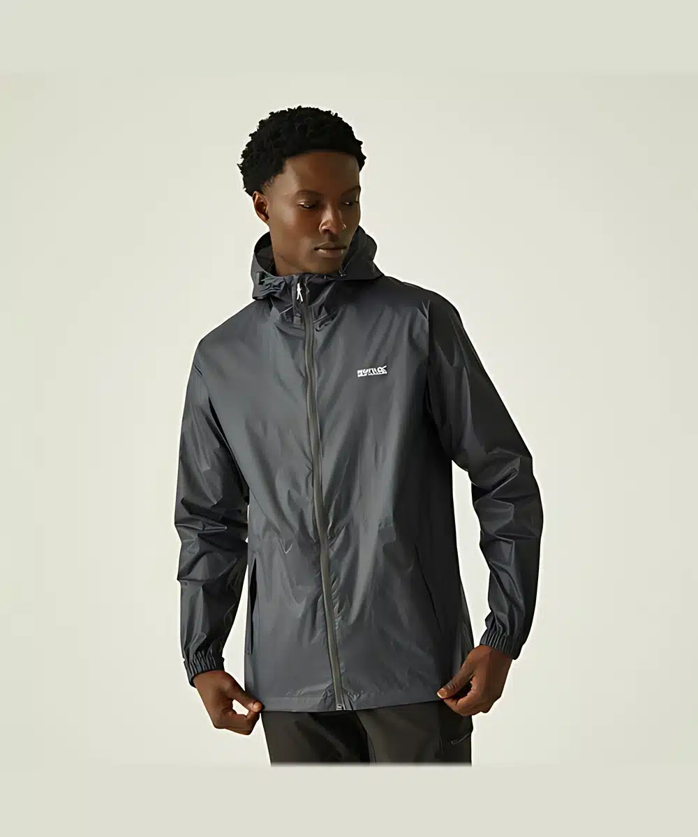 מעיל גשם Regatta Pack It Jacket III Seal Grey גברים