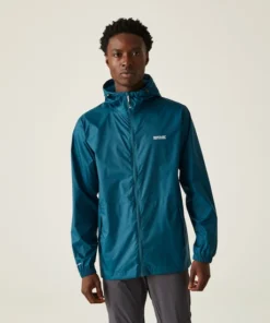 מעיל גשם Regatta Pack It Jacket III Moroccan Blue גברים