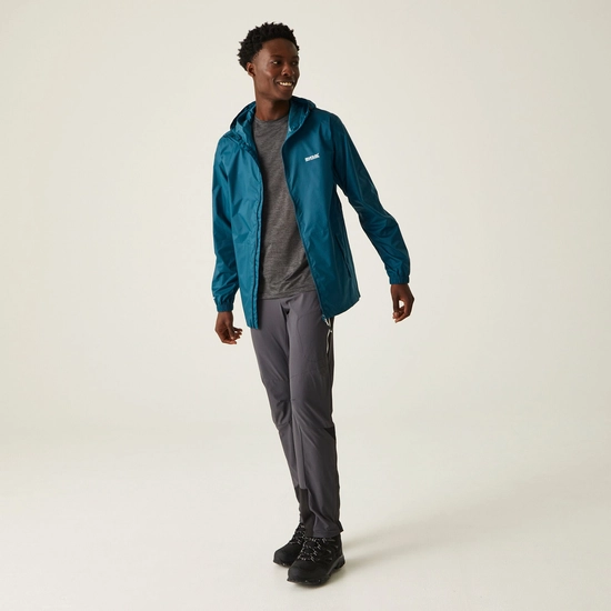 ⁦מעיל גשם Regatta Pack It Jacket III Moroccan Blue גברים⁩ – תמונה ⁦3⁩