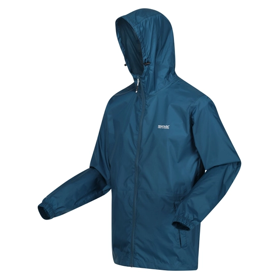 ⁦מעיל גשם Regatta Pack It Jacket III Moroccan Blue גברים⁩ – תמונה ⁦9⁩