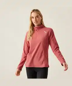 מיקרו פליז Regatta Montes Mineral Red/Dusty Rose נשים