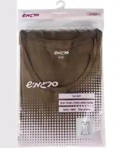 גופיית נשים ריב שרוול ארוך חאקי נשים סריגמיש