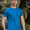 חולצה קצרה Outdoor Cooldry T כחול גברים