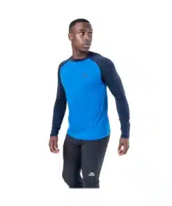 חולצה Mountain Equipment RedLine L/S Tee Atlantic/Cosmos גברים