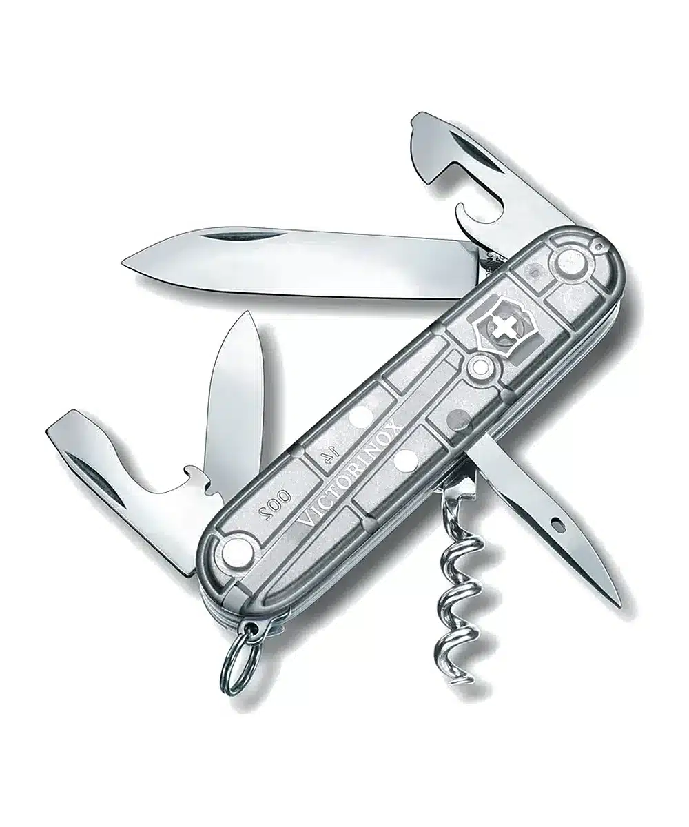 אולר ספרטן Victorinox שקוף מטאלי