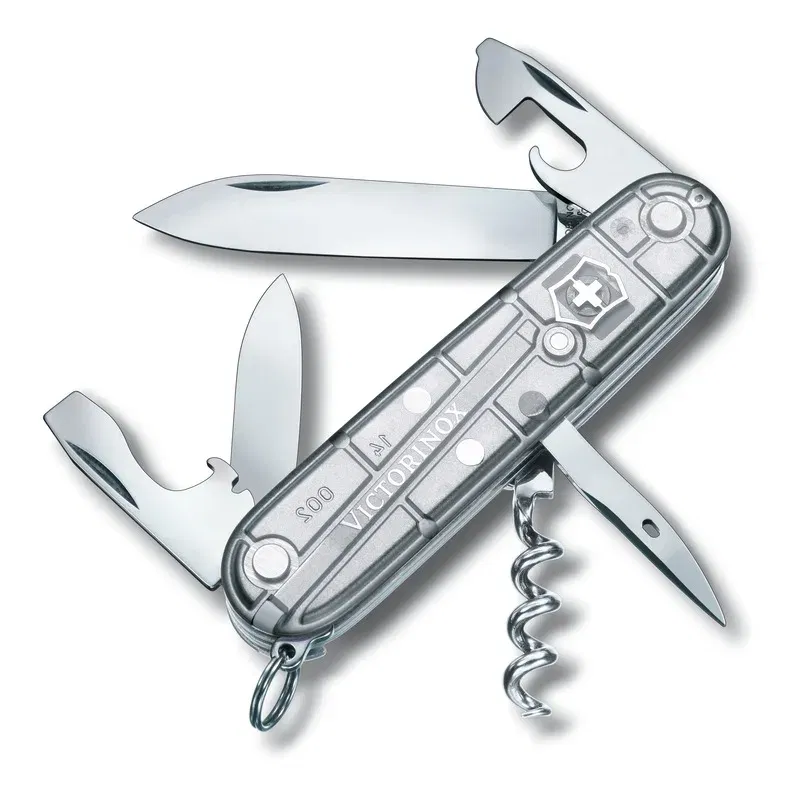 אולר ספרטן Victorinox שקוף מטאלי