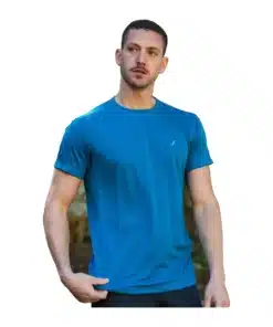 חולצה קצרה Outdoor Cooldry T כחול גברים