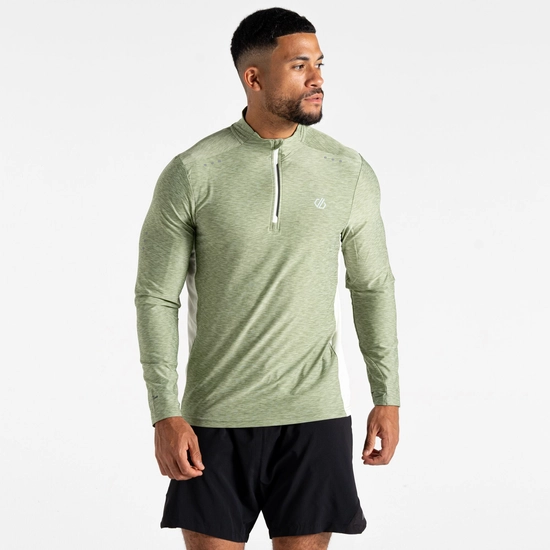 חולצת פעילות ארוכה Dare2B Power Up III Jersey HedgeGrnMarl גברים