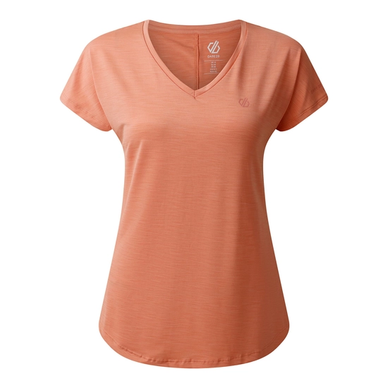 ⁦חולצה מנדפת Dare2B Vigilant Tee Shrimp נשים⁩ – תמונה ⁦4⁩