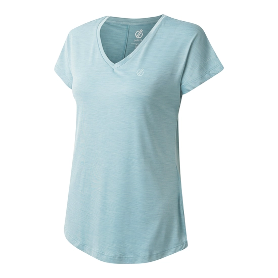 ⁦חולצה מנדפת Dare2B Vigilant Tee Aquifer נשים⁩ – תמונה ⁦5⁩