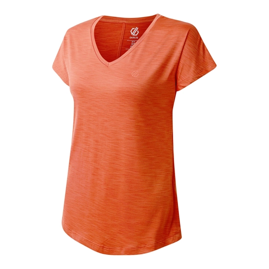 ⁦חולצה מנדפת Dare2B Vigilant Tee Burnt Sienna נשים⁩ – תמונה ⁦4⁩