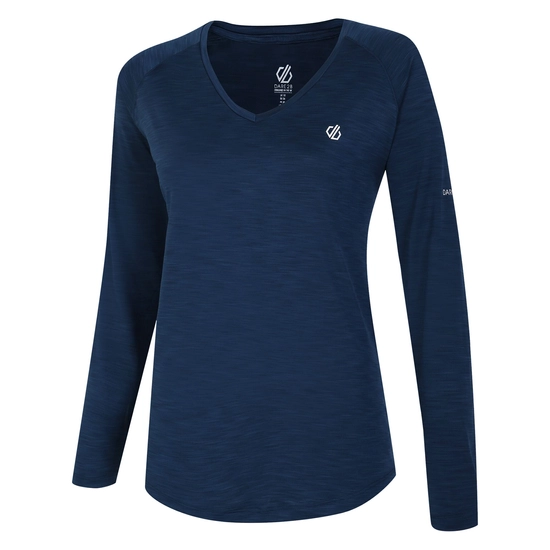 חולצה ארוכה מנדפת Dare2B Discern Tee MoonLt Denim נשים – תמונה 2