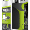 פנס היברידי Energizer 1000 לומנס לכוחות הצלה, תמונת אריזה ירוקה-שחורה עם סוללות AA