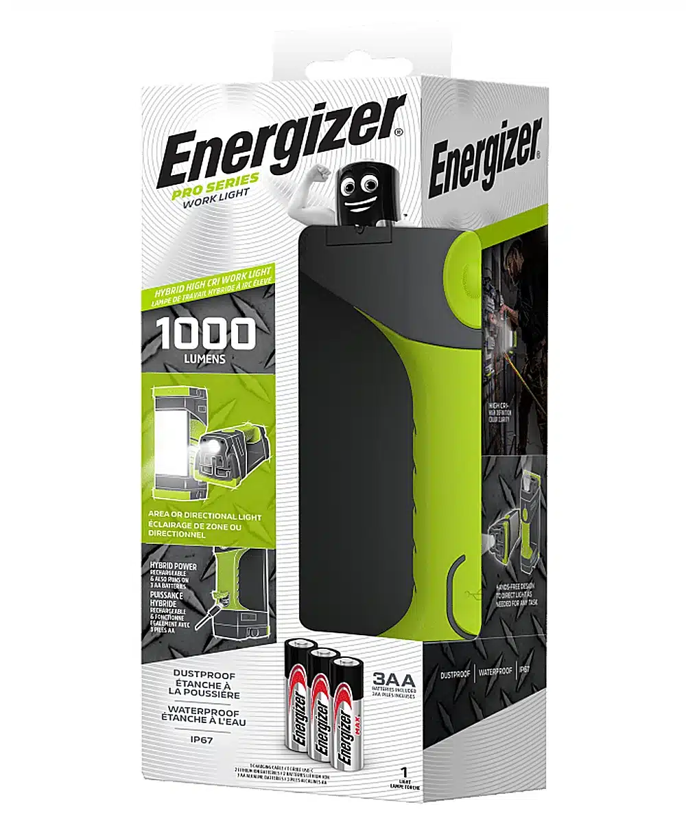 פנס היברידי 1000 לומנס Energizer לכוחות הצלה