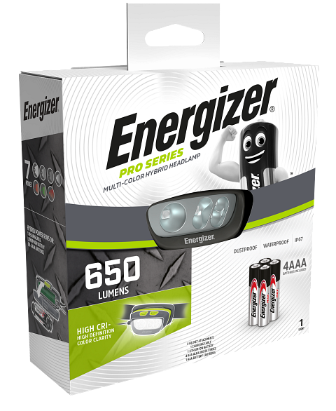 פנס ראש היברידי 650 לומנס Energizer