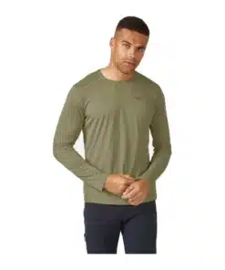 חולצה מנדפת ארוכה Rab Force Light Khaki גברים