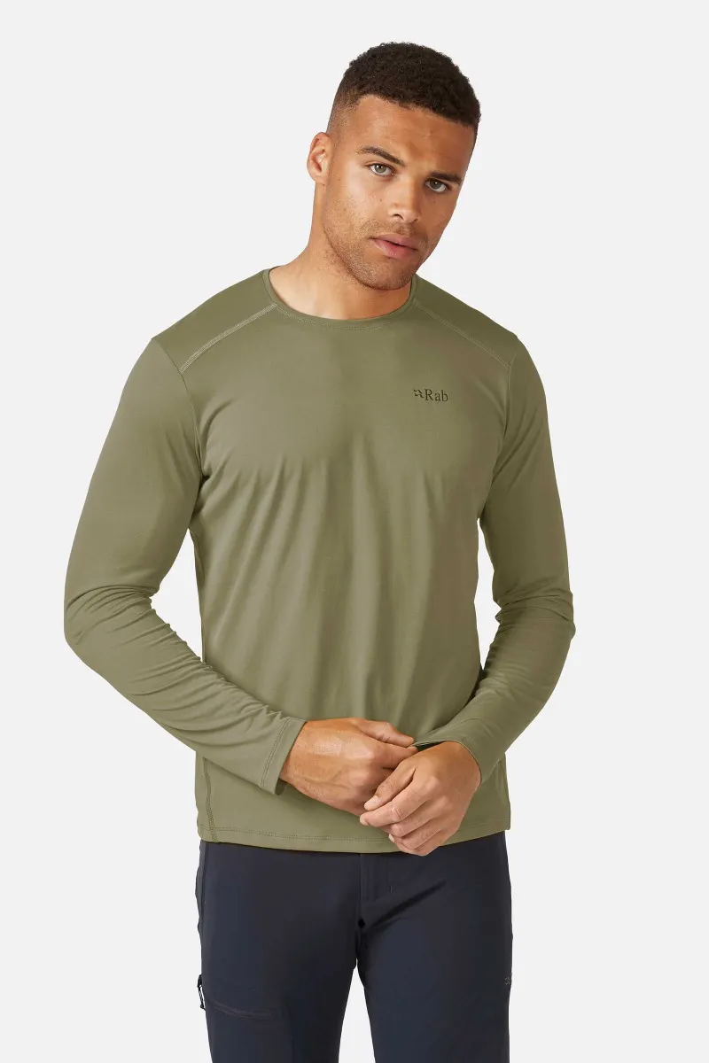 חולצה מנדפת ארוכה Rab Force Light Khaki גברים