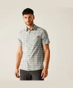 חולצת טיולים מכופתרת Regatta Begarno Wht/GdSd/TtC