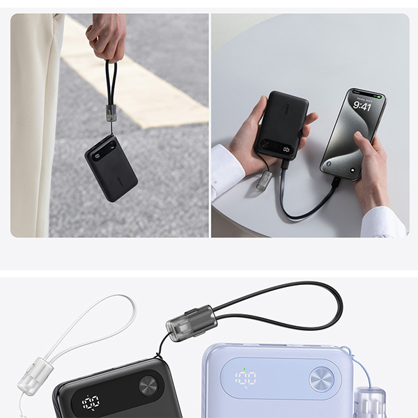 סוללת גיבוי Anker 10,000mAh 22.5W שחור – תמונה 3