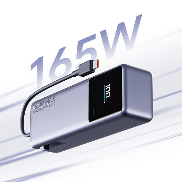 סוללת גיבוי Xiaomi 165W 10,000mAh Integrated Cable GL – תמונה 9