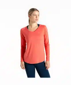 חולצה ארוכה מנדפת Dare2B Discern Tee Peach Bloom נשים