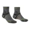 גרבי ריצת שטח Bridgedale UL T2 Merino 3/4 Gunmental גברים