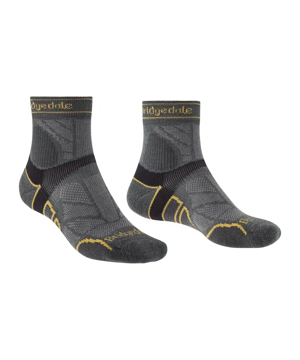 גרבי ריצת שטח Bridgedale UL T2 Merino 3/4 Gunmental גברים