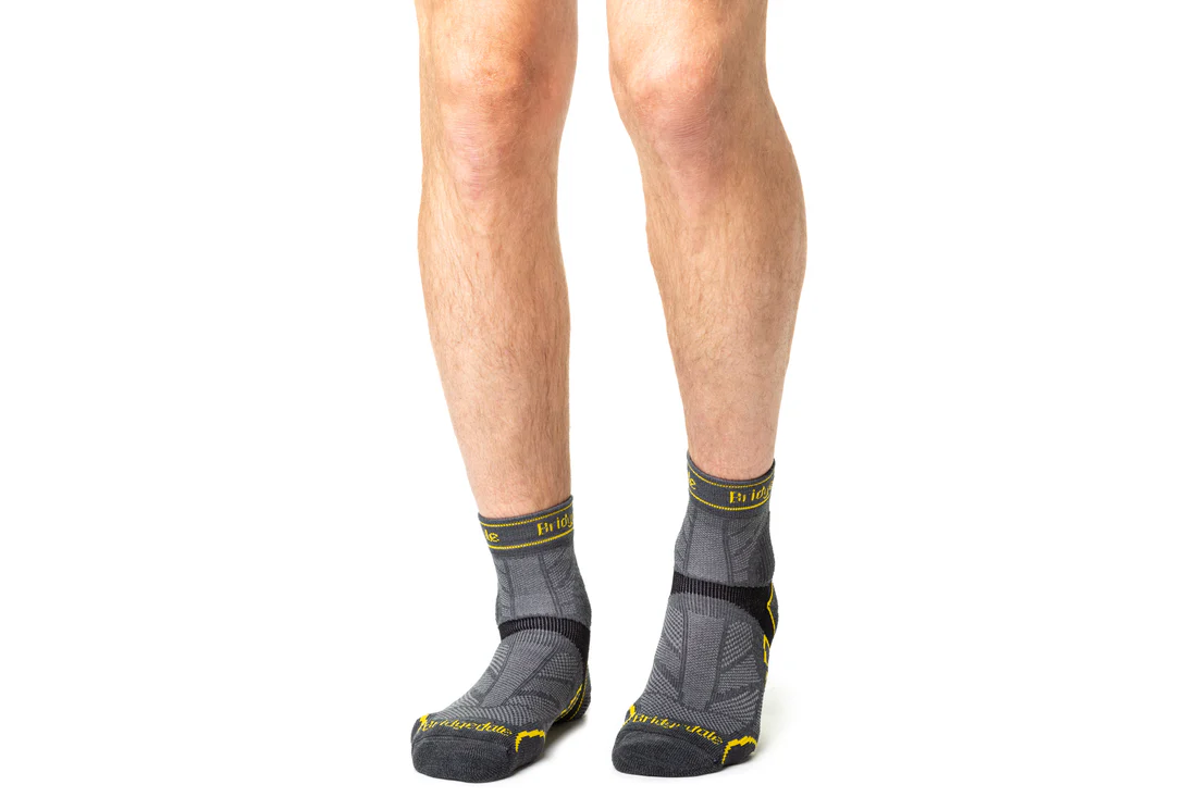 ⁦גרבי ריצת שטח Bridgedale UL T2 Merino 3/4 Gunmental גברים⁩ – תמונה ⁦2⁩