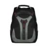 תיק מחשב Wenger Pegasus שחור-אפור עם ריפוד גב ורצועות כתפיים
