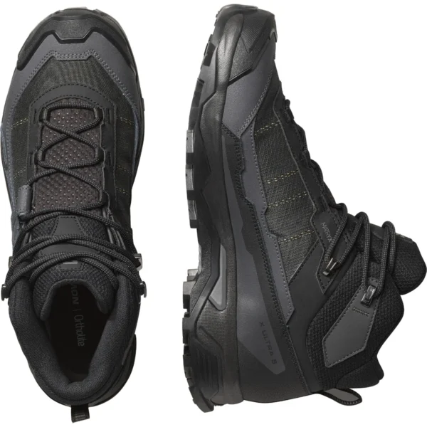 נעלי הרים Salomon X Ultra 5 Mid Gtx Black/Asphalt גברים – תמונה 8