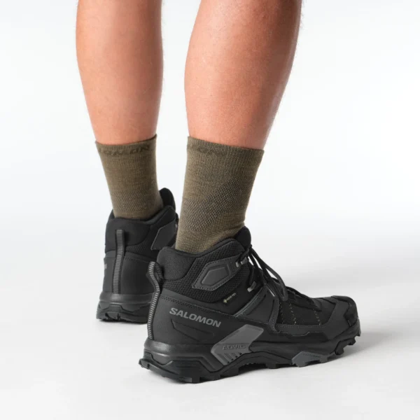 נעלי הרים Salomon X Ultra 5 Mid Gtx Black/Asphalt גברים – תמונה 4