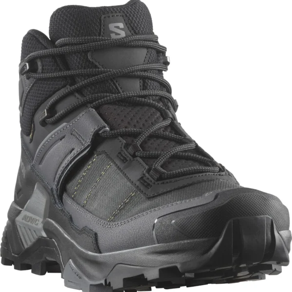 נעלי הרים Salomon X Ultra 5 Mid Gtx Black/Asphalt גברים – תמונה 5