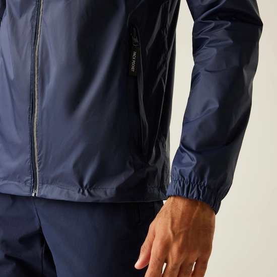 מעיל גשם Regatta Lyle IV Navy גברים – תמונה 5