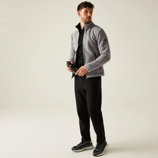 ⁦מעיל פליז עבה Regatta Garrian II StrmGry(Blk) גברים⁩ – תמונה ⁦3⁩