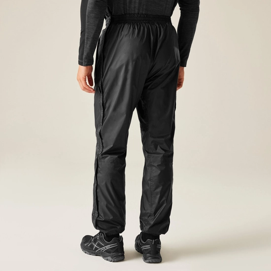⁦מכנסי גשם Regatta Active Overtrousers שחור⁩ – תמונה ⁦3⁩