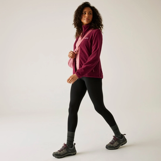 ⁦ז'קט פליז Regatta Floreo Dark Pimento נשים⁩ – תמונה ⁦3⁩