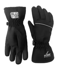 כפפות סקי Outdoor Stormy שחור ילדים