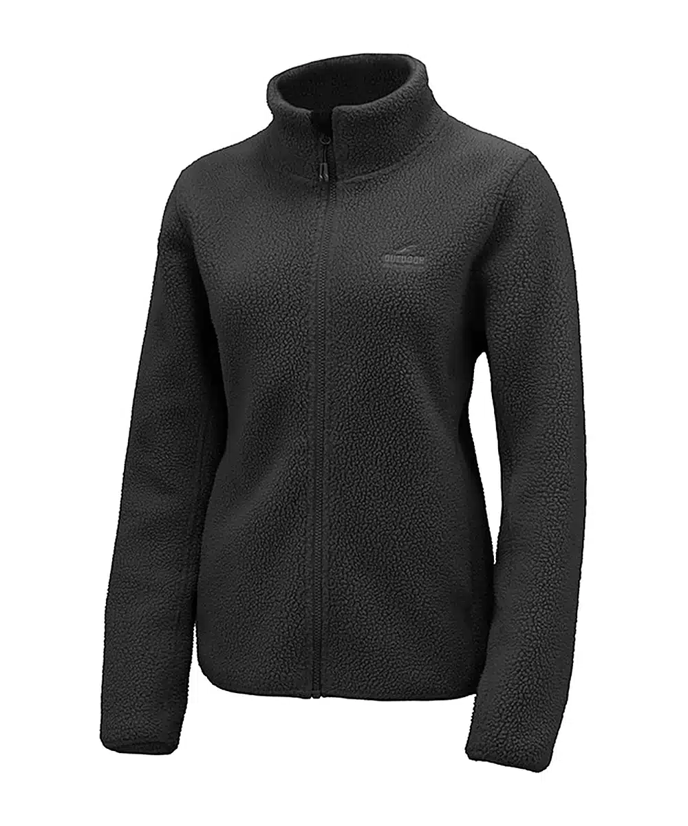 מעיל פליס Outdoor Millie שחור נשים