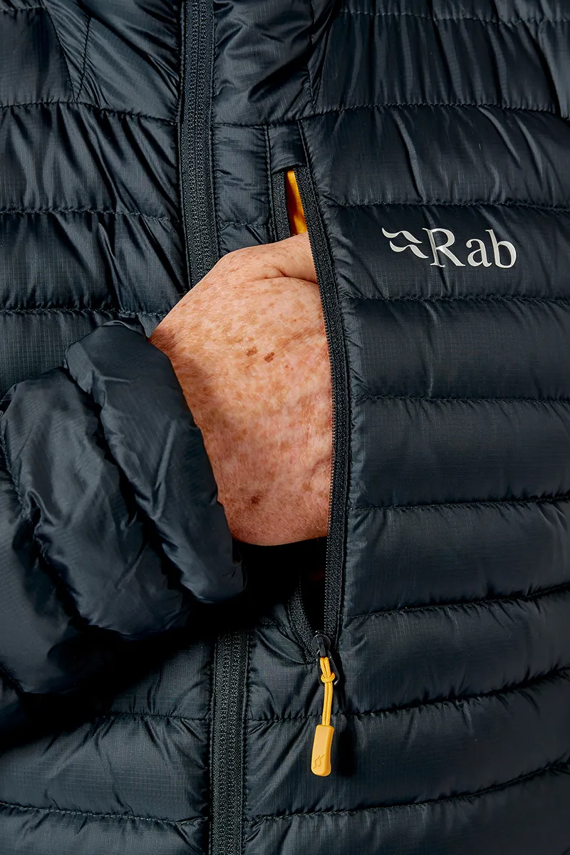 מעיל פוך Rab Microlight Alpine Oak גברים – תמונה 6