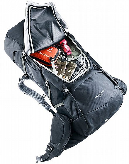 תרמיל Deuter Aircontact Pro 75+10 Graphite נשים – תמונה 7