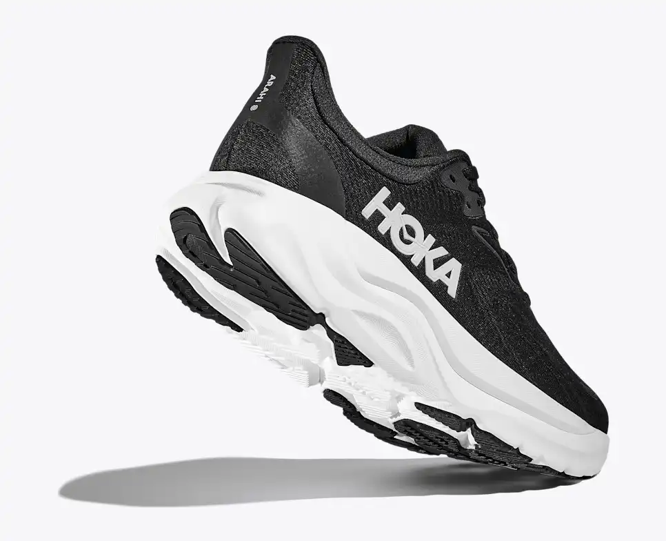 נעל Hoka Arahi 8 Wide שחור/לבן נשים – תמונה 4