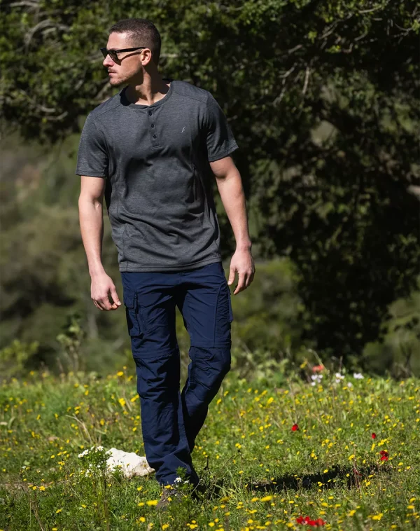 מכנסיים מתפרקים Outdoor Felix כחול – תמונה 3