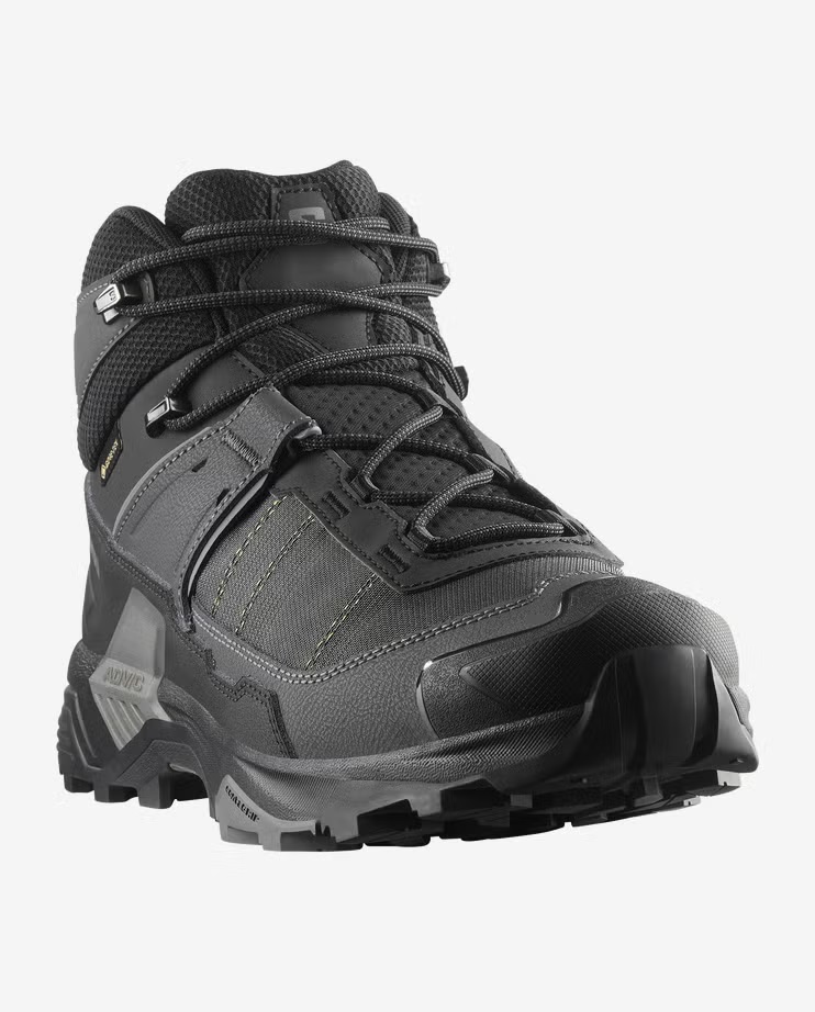 נעל Salomon X Ultra 5 Mid Wide Gtx Black גברים – תמונה 4