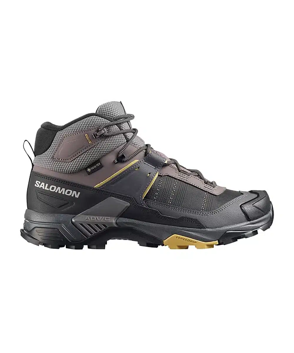 נעל Salomon X Ultra 5 Mid Wide Gtx D.Guii Grey גברים