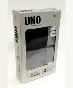 2 זוגות בוקסר בד נושם גברים Uno