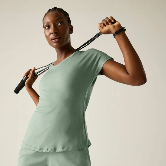 חולצה מנדפת Dare2B Vigilant Tee Glacier Green נשים
