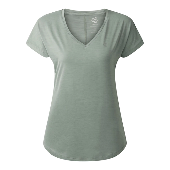 ⁦חולצה מנדפת Dare2B Vigilant Tee Glacier Green נשים⁩ – תמונה ⁦5⁩