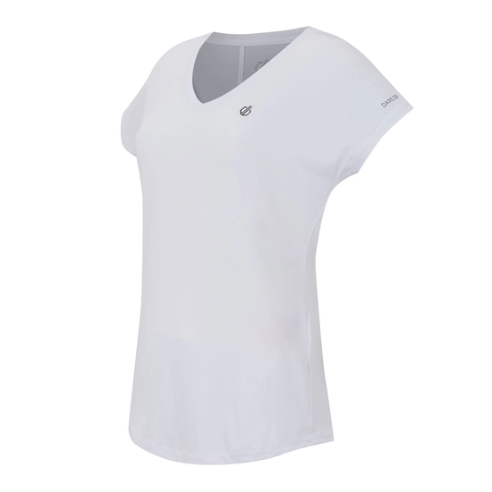 ⁦חולצה מנדפת Dare2B Vigilant Tee white נשים⁩ – תמונה ⁦6⁩